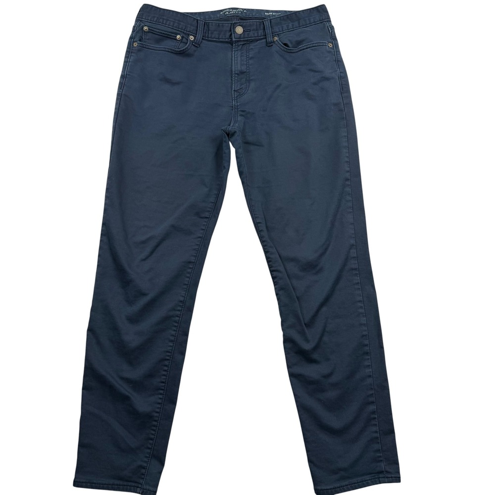 Banana Republic Travel Pant Mens 34x32 Navy Blue Athletic Fit Chino Pants